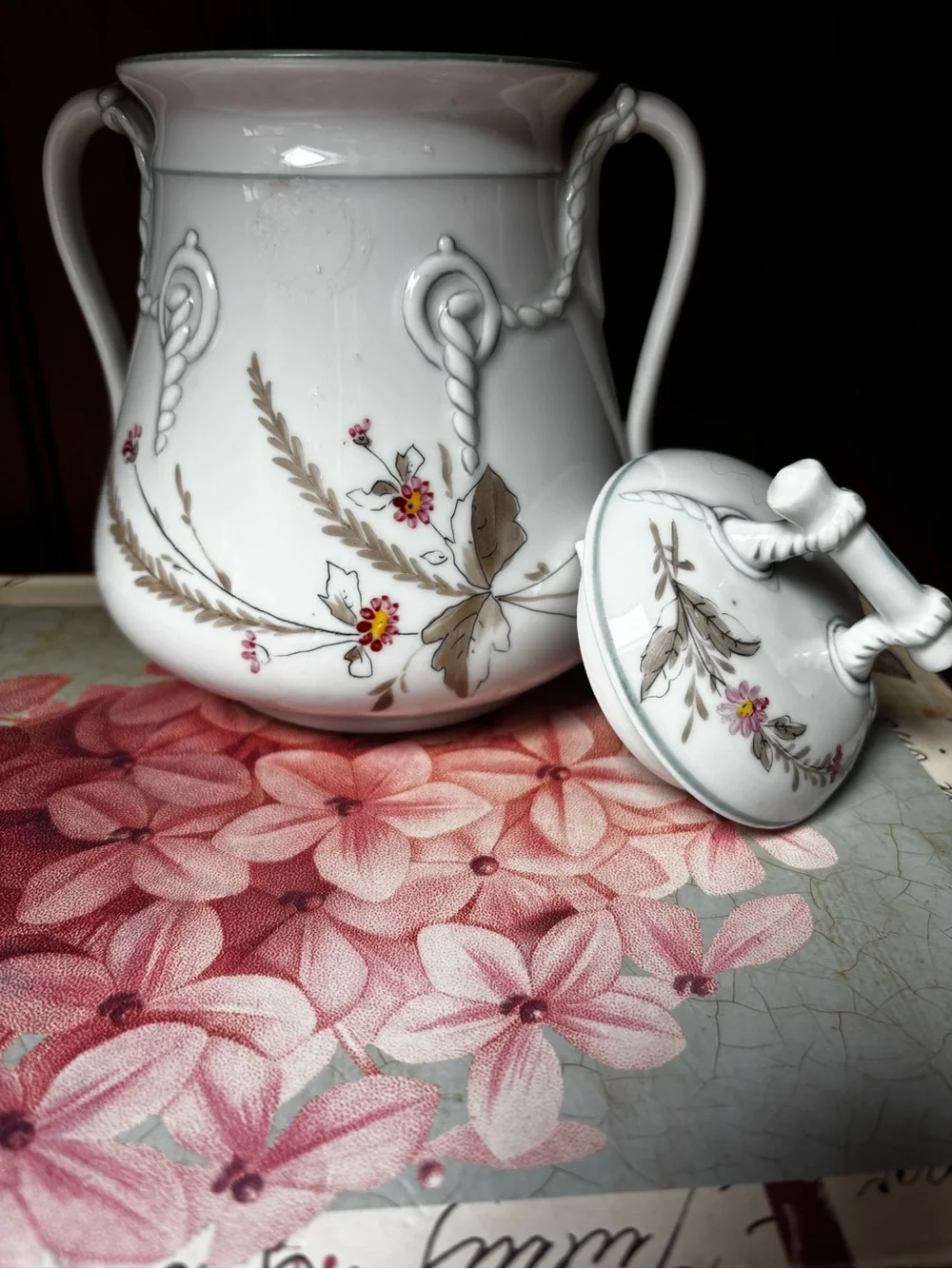 Haviland Limoges trim canisters distinctive